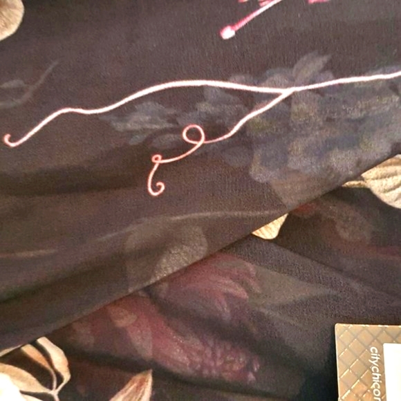 COPY - City Chic Floral Dress - Picture 2 of 12